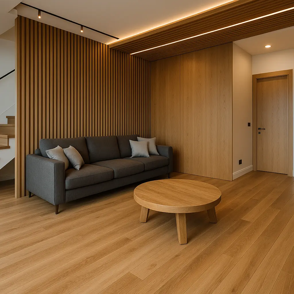 ديكورات حوائط خشب مودرن