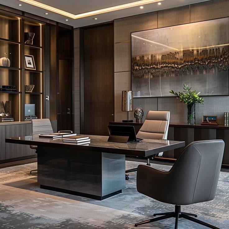 طريقة ترتيب مكتب المدير بأفكار بسيطة واكسسوارات عملية